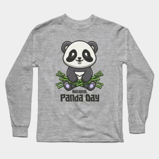 National Panda Day – March Long Sleeve T-Shirt